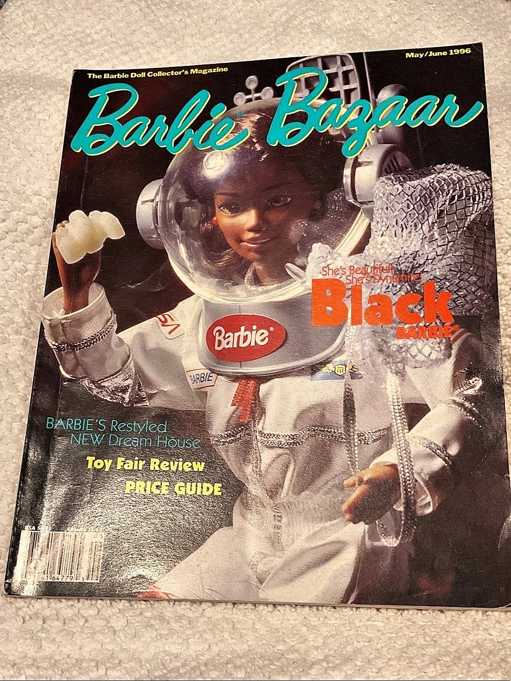Barbie Bazaar May/June 1996 Collectors Magazine Black White